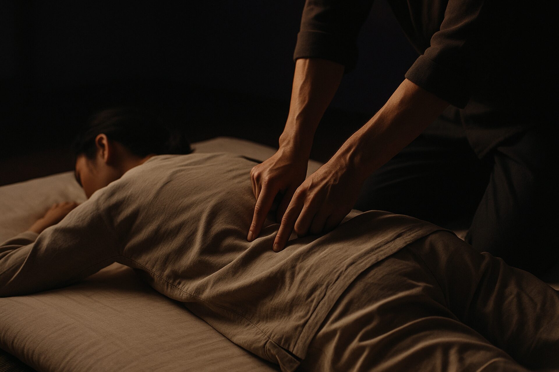 Massage Shiatsu : pressions sur les méridiens